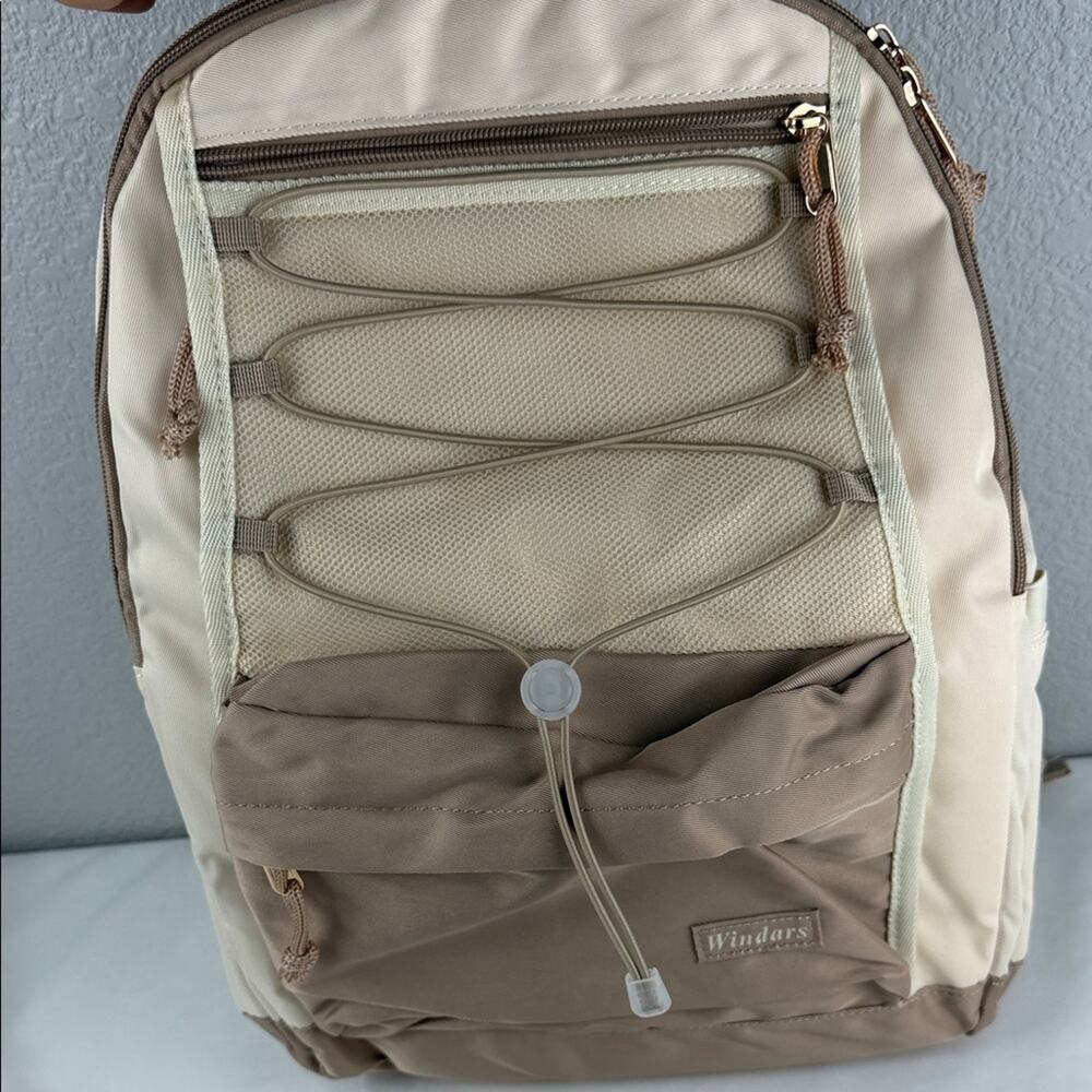 NWT Women Students Fashion 15.6 Inch Laptop Bag for Work Travel (Khaki Beige) - Picture 8 of 13